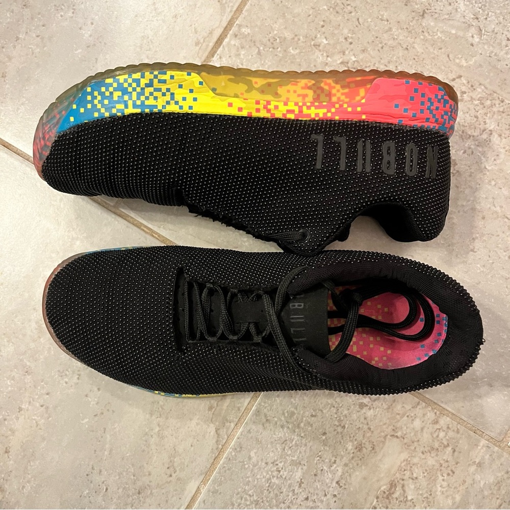 NO BULL PROJECT SuperFabric Trainer+ Black PXLGLTCH - W 10.5/M 9 - Picture 4 of 14